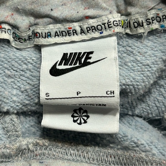 Nike Sportswear Fleece Pullover Hoodie Grey Multi Speckle Ice Cream Men’s Small - Picture 4 of 7